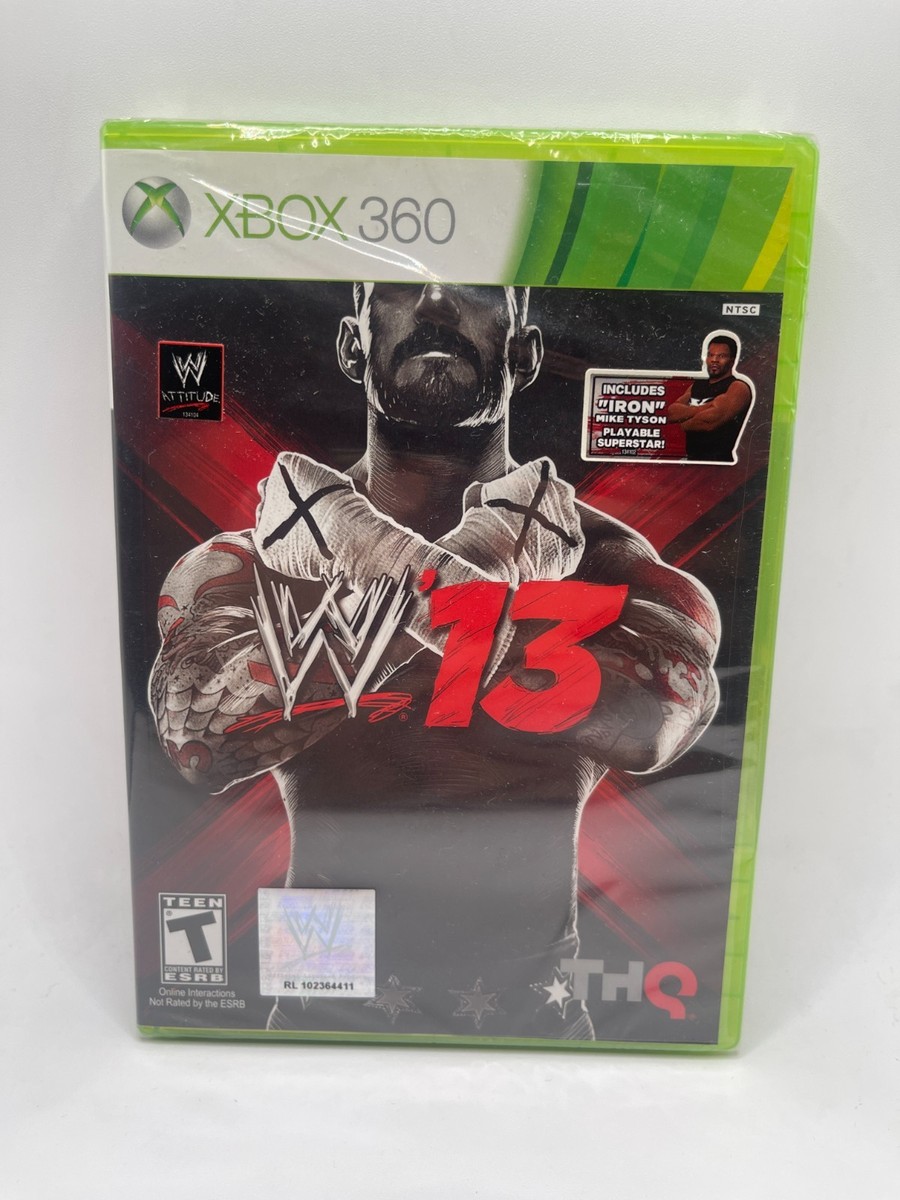 NEW WWE '13 2k13 (Microsoft Xbox 360, 2012) Iron Mike Tyson RARE