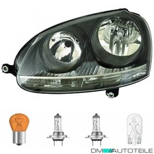 Scheinwerfer schwarz H7/H7 links passt für VW Golf V (1K1/1K5) ab 2003-2008