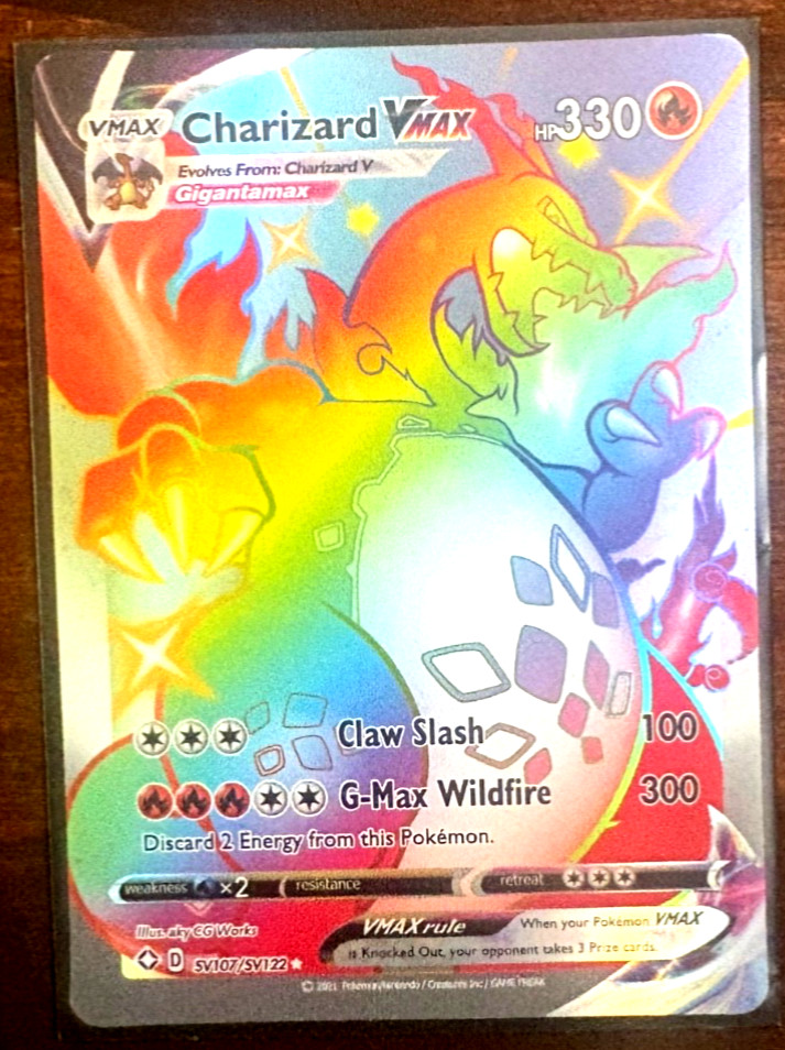 CHARIZARD VMAX SV 107/122. Shines fates: shiney vault