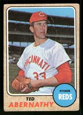 1968 Topps Baseball Card #264 Ted Abernathy