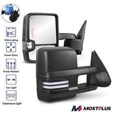 Power Heated Side View Tow Mirrors For 2003-07 Chevy Silverado Gmc Sierra Yukon