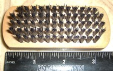 1 Nylon 3.5" Cleaning sCrUb BRUSH suede nubuck bucks Sneaker shoe boot Clean Nap