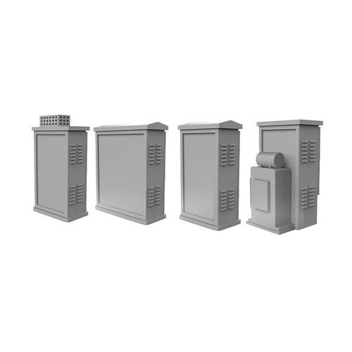 LYT43011 1/43 Car & Railroad Scenery Electrical Distribution Transformer Boxes - Picture 2 of 2