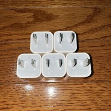 5x OEM Wall Charger Adapter Power Block USB Apple iPhone 5 6 7 8 XS XR