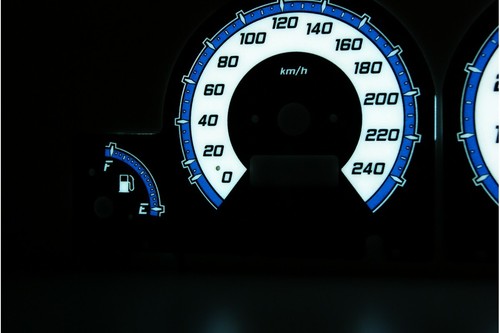Subaru Forester 1gen 1997-2002 PLASMA TACHO GLOW GAUGES TACHOSCHEIBEN DIALS glow - Picture 5 of 8