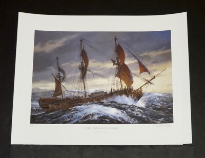 Geoff Hunt - Unknown Shore - Nautical & Maritime Print - Patrick O'Brien - MINT