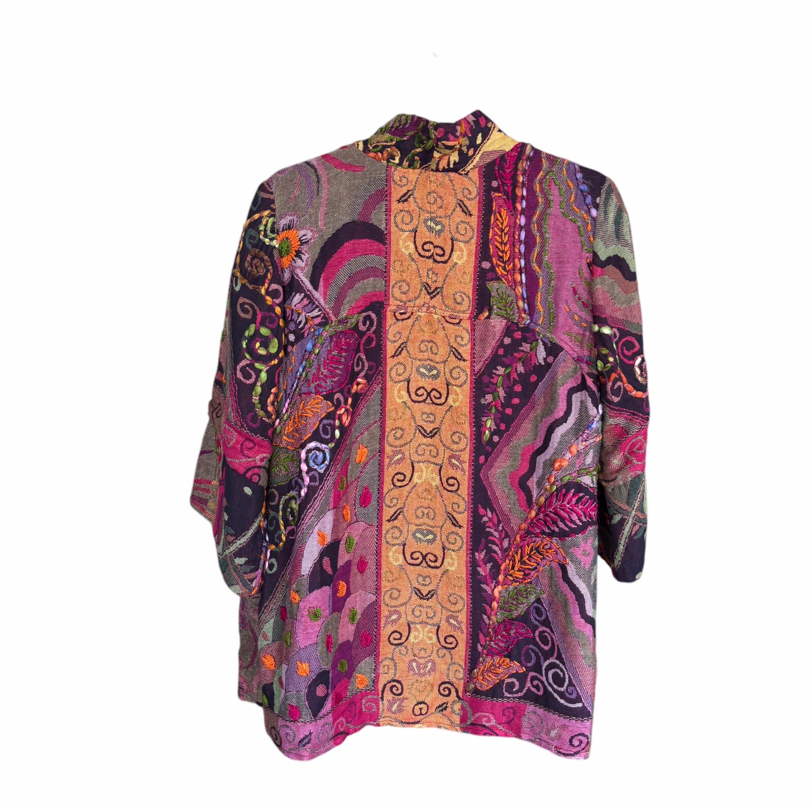 soft surroundings Multicolor Patchwork Paisley Bo… - image 10