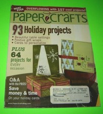 Paper Crafts Magazine November 2007 - 93 Holiday Projects Projects