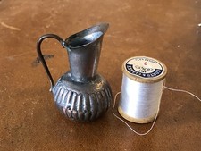 Vintage Dollhouse Doll House miniature 2 Copper Pitcher 1950's made in China