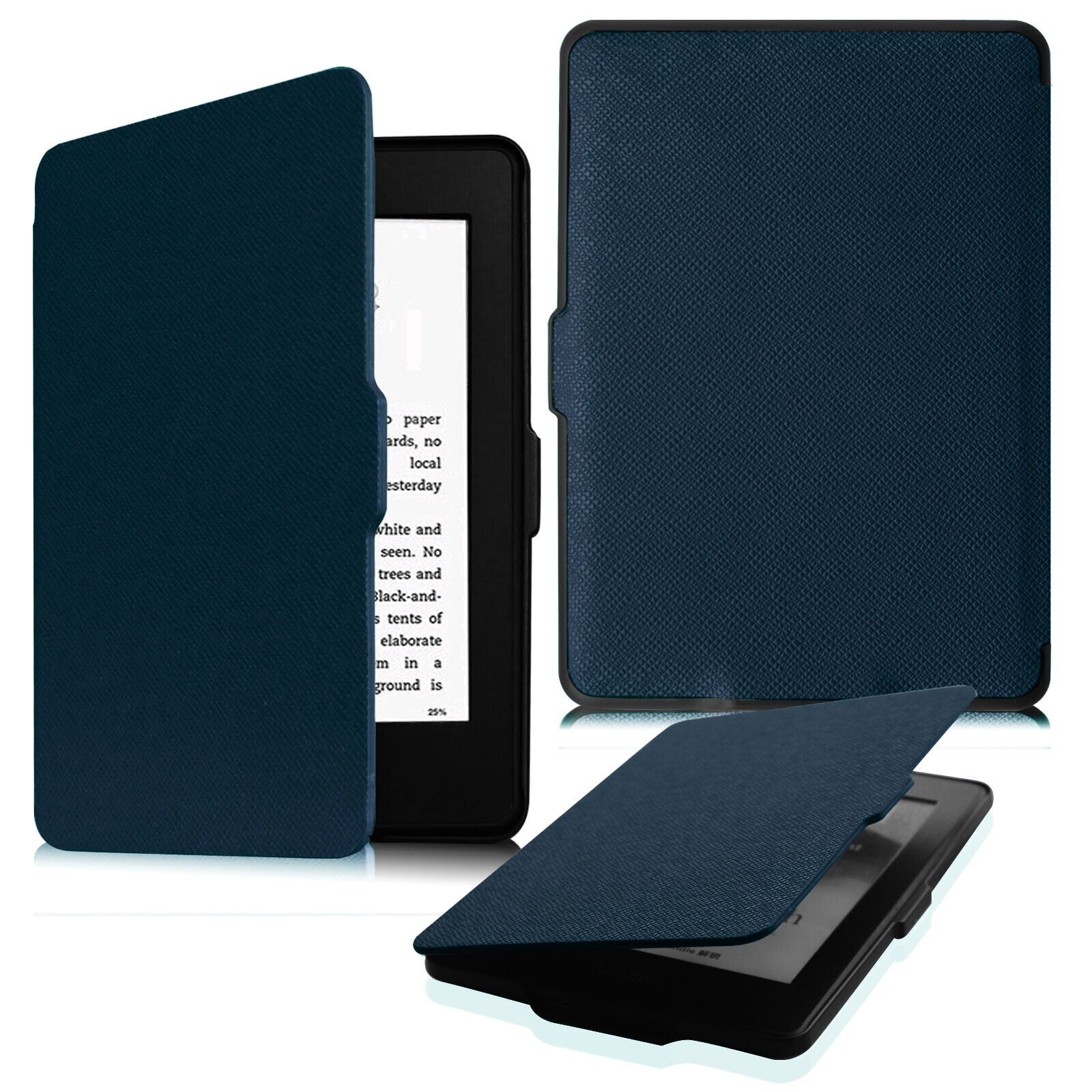 For All Amazon Kindle Paperwhite 2012-2017 Leather Case Cover w/