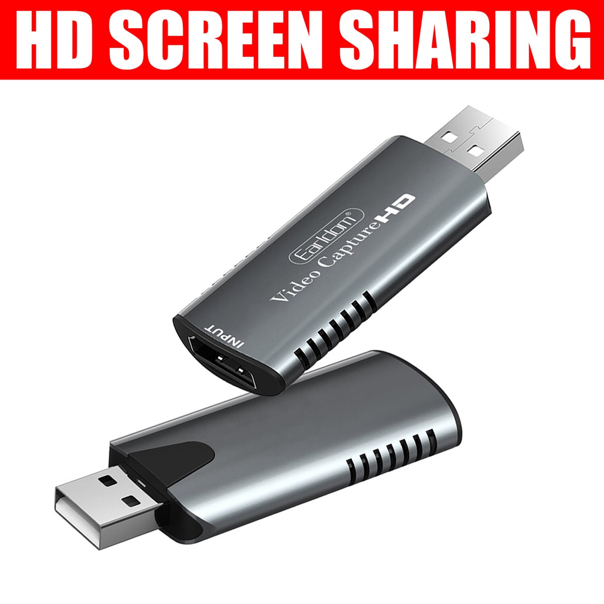 Screen Recorder Streaming Gaming HDMI To USB Video Capture