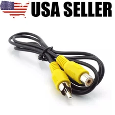 RCA Male to Female Plug Jack Audio Video Extension Cable Digital Coaxial Cord 1M