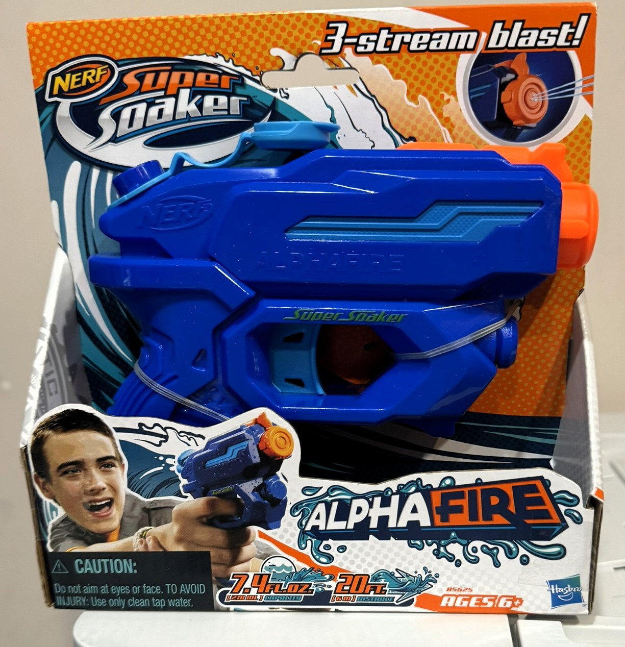 NERF Super Soaker Alpha Fire Water Gun NEW IN PACKAGING!