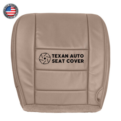 2002-2007 Ford F250 - F550 Lariat XLT Passenger Bottom Leather Seat Cover Tan