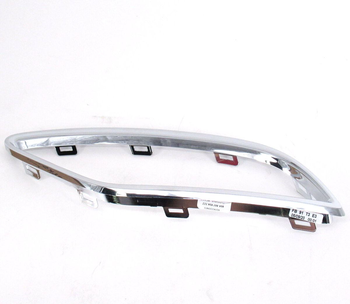 Genuine OEM VW Audi 80A-807-834-2ZZ Passenger Rear Chrome Corner