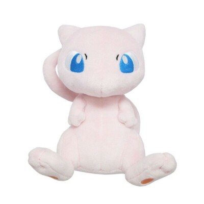 Pokemon Plüschfigur Mew 14 cm Spielzeug / Stofftier Taschenmonster Allstar Neu mit Etikett
