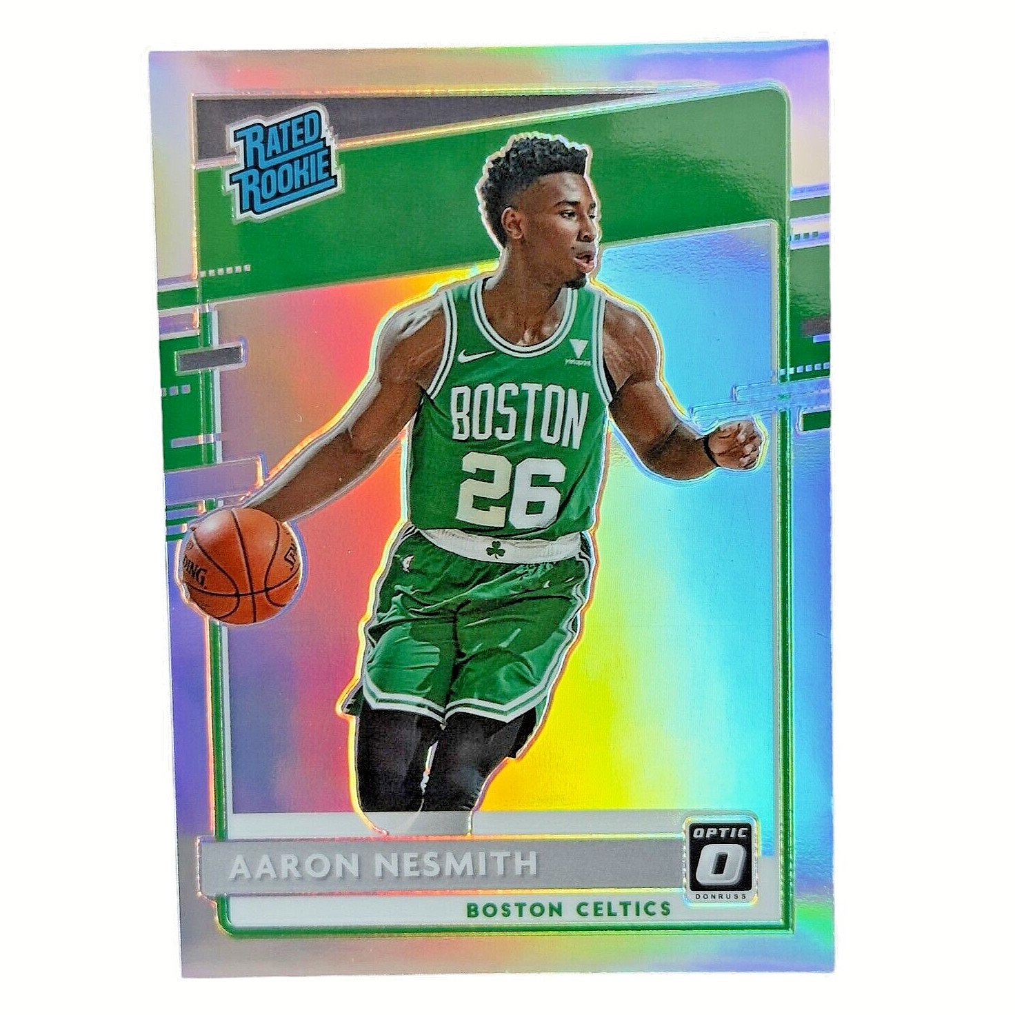 2020-21 Panini Donruss Optic AARON NESMITH #164 RC Rated Rookie Silver HOLO