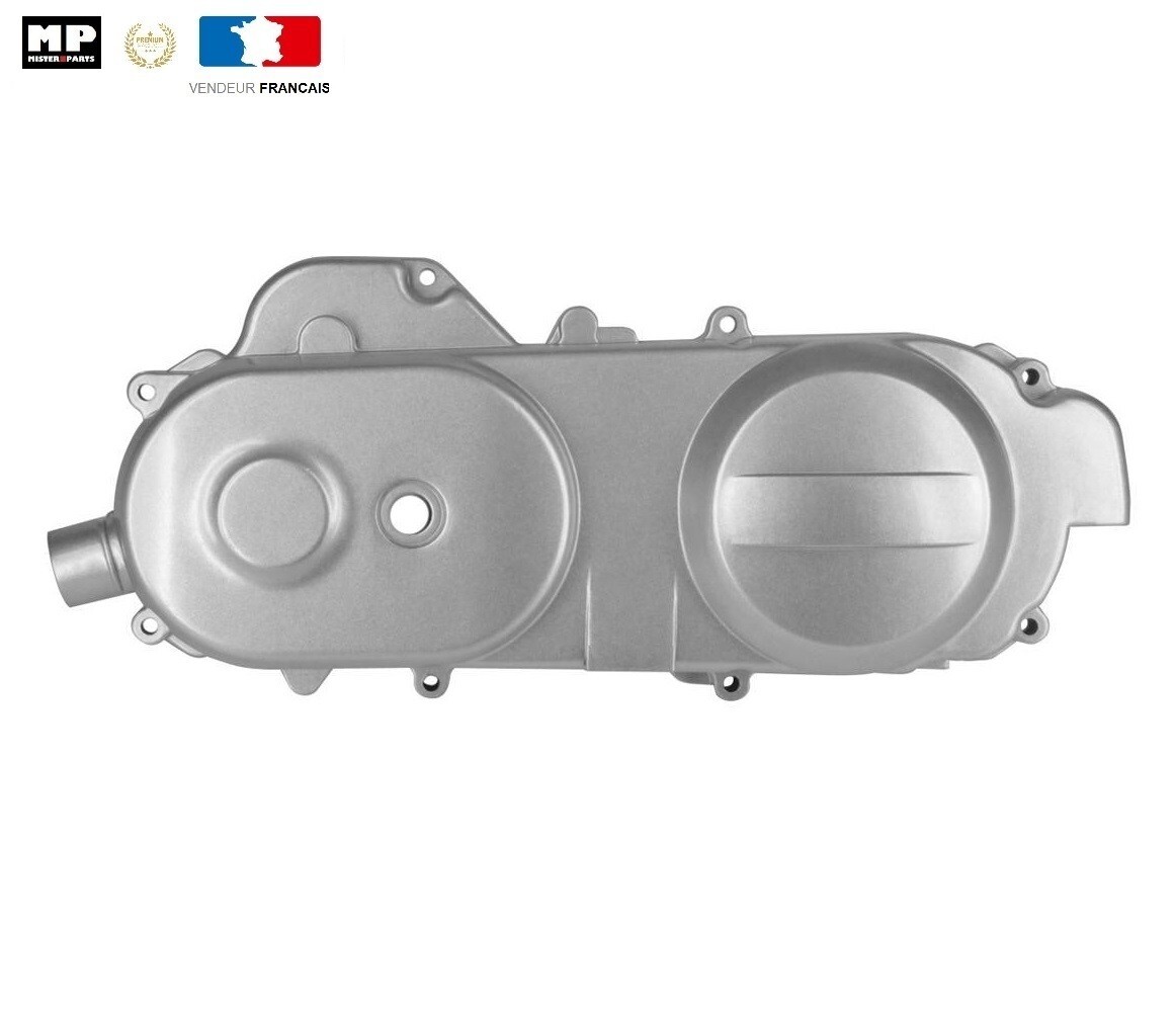 Carter variateur 50cc 4T GY6 protégeant la transmission des scooters roue 10 pouces