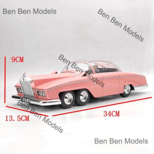 1:18 RARE AMIE Rolls Royce Lady Penelope's Thunderbirds FAB 1 Resin Models Car - Picture 6 of 12