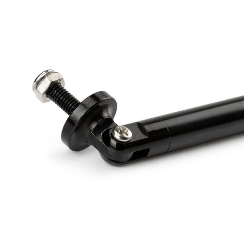 2X Support Bar Front Adjustable Bumper Lip Splitter Spoiler Strut Rod Tie Black - Picture 16 of 16