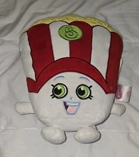 Moose Enterprise Shopkins Poppycorn 12" Plush Stuffed Toy 2013 GUC