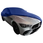 Indoor car cover fits Mercedes-Benz AMG GT (4 doors) bespoke Le Mans Blue cov...