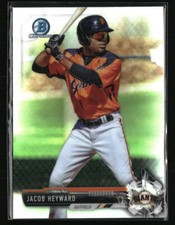 Jacob Heyward 2017 Bowman Draft Refractor #BDC-22 Baseball Card