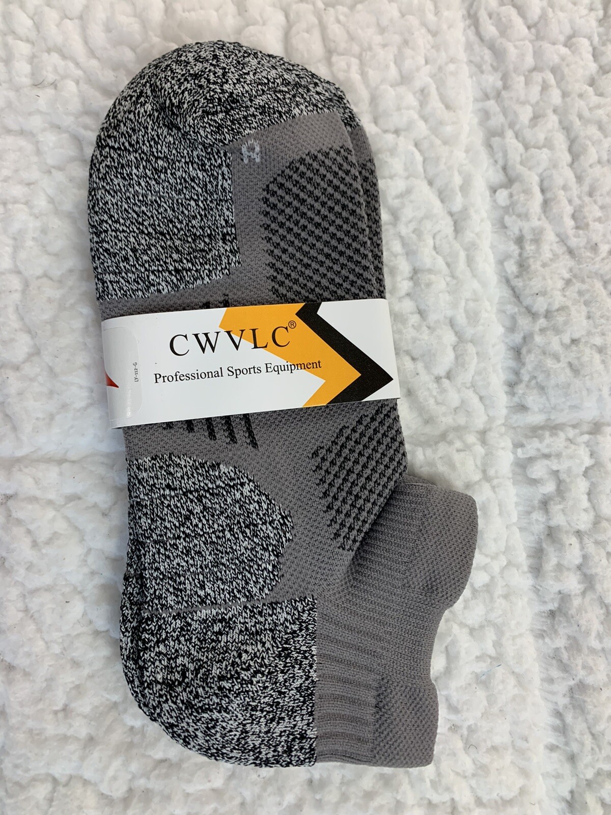 CWVLC Cushioned Compression Athletic Ankle Socks Multipack 3pairs Size