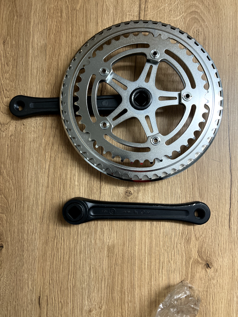 SR Sakae - NOS Silstar Crankset 170 mm 52/42T 5 arms | eBay