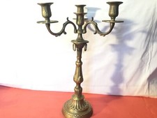 chandelier 4 feux en bronze, hauteur 43cm