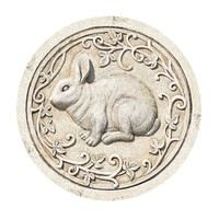 Roman Garden Collection Resin Garden Stone Hanger Is Embossed With A Rabbit S... on sale Roman Garden Collection Resin Garden Stone Hanger Is Embossed With A Rabbit S... on sale