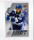 NATHAN VILLENEUVE autographed SIGNED '22/23 Upper Deck CHL "First Draft" card