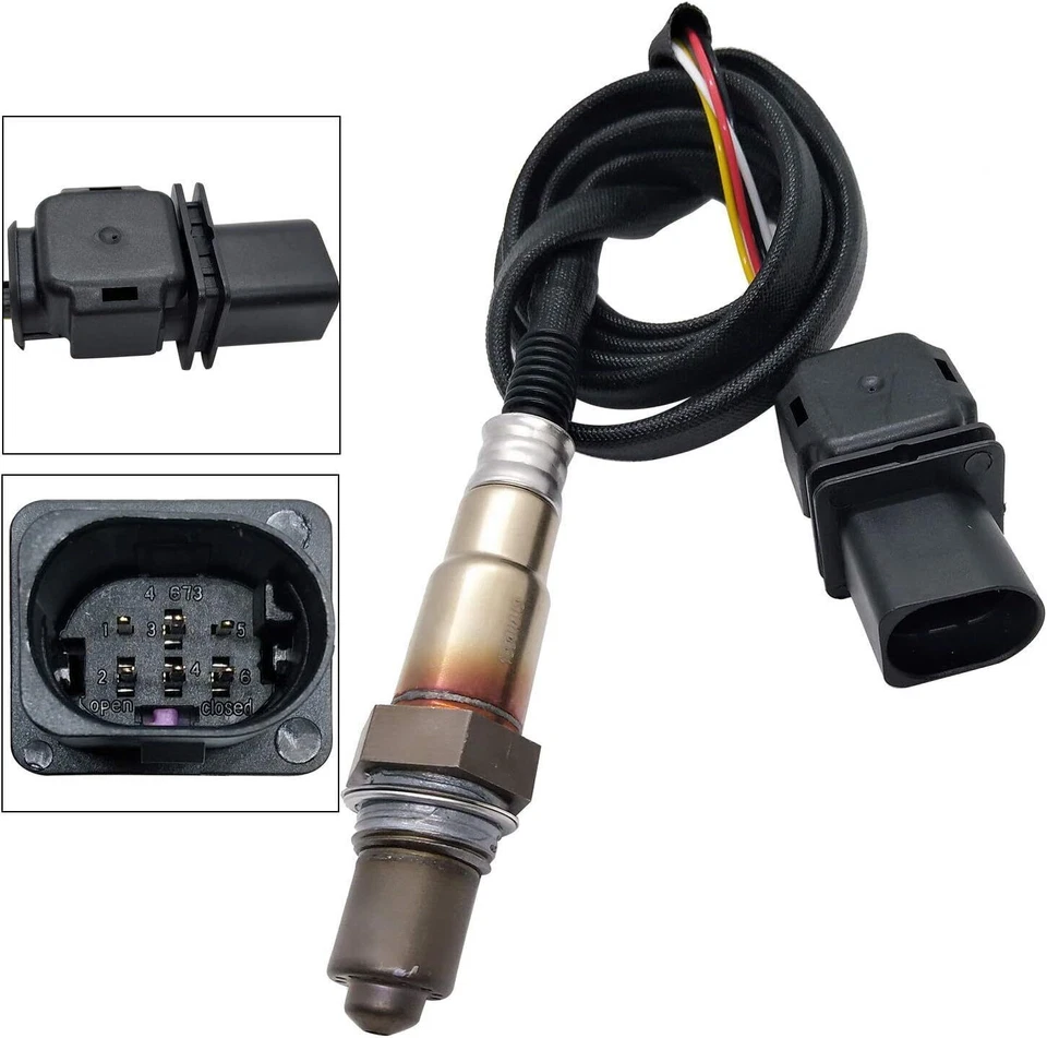 Sensor de oxígeno O2 ascendente+abajo 4 piezas para BMW 550i 650i 4,8 L V8 2006 2007 2008 2009 2010 Foto 4 de 4