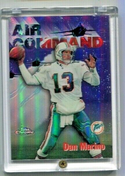 1997 Topps Chrome - DAN MARINO - Air Command Career Best Refractor #1 DOLPHINS
