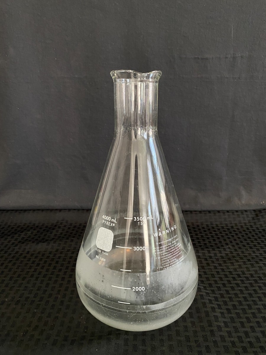 corning フラスコ　4000ml パイレックス 美術品・アンティーク・コレクション corning フラスコ 4000ml