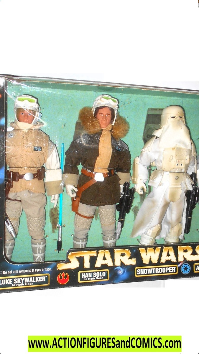 STAR WARS 12 inch HOTH 4 PACK luke skywalker han solo