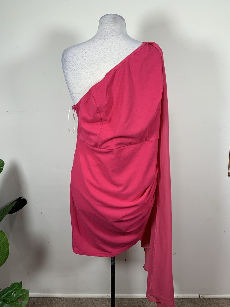 strapless open back dress Self-Portrait Boucle V-Neck Mini Dress in Pink