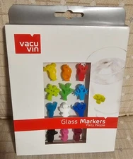 Vacu Vin Glass/Wine Glass Markers - set of 2, NEW