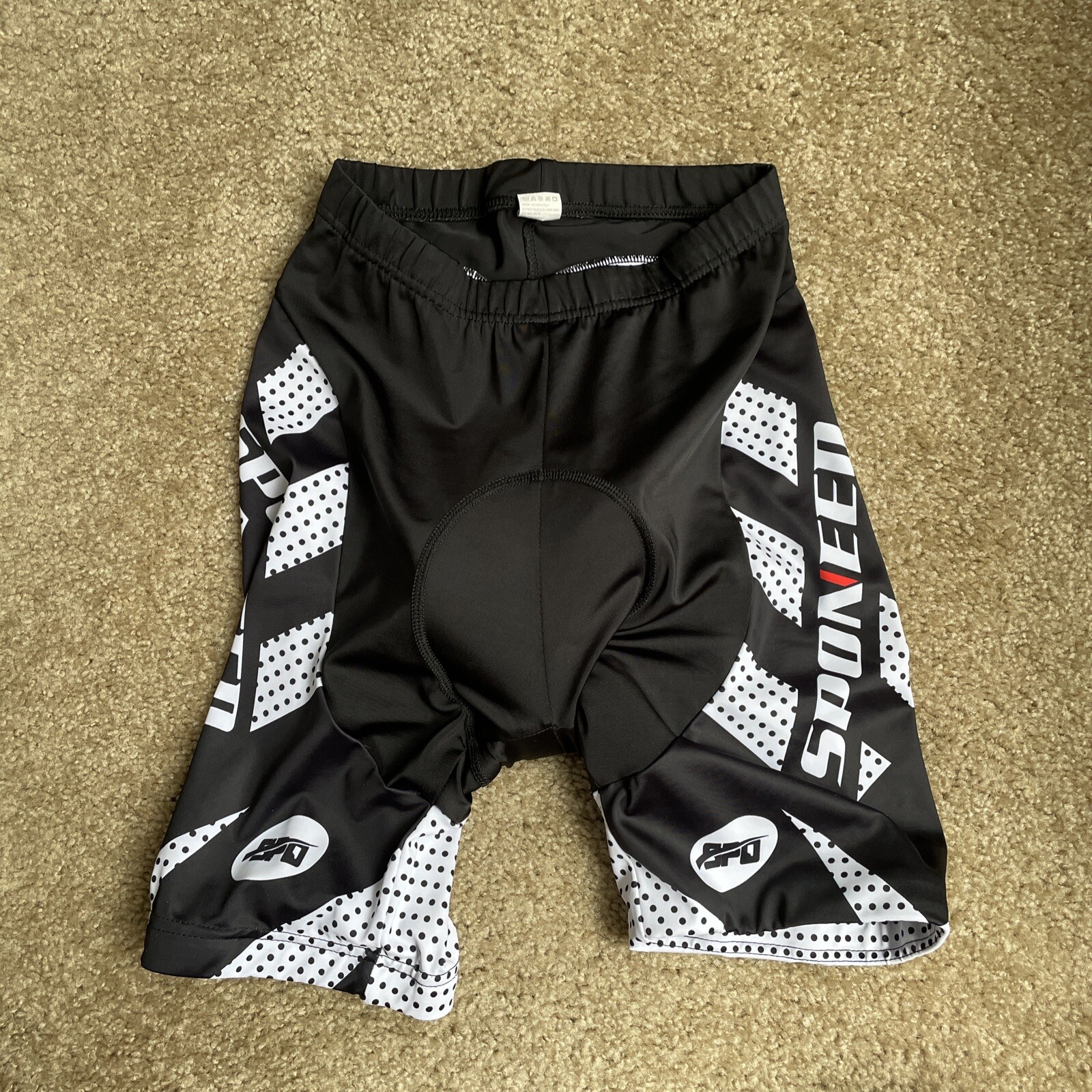 Sponeed Men Bike Cycling Padded Shorts / Stretchy Half Pants Black Size Medium eBay
