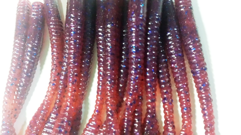 Taglia Pastiglie 3.5 IN Paddle Tail (PLUM.BLUE FLK)-drop Shot - Foto 5