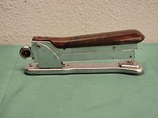 Vintage Ace Liner Model 502 Chrome Stapler Walnut Handle Made in USA