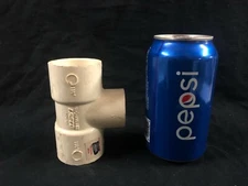 Lasco 1-1/4" x 1" Tee Sch 40 PVC Slip x Thread  6 pcs