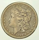 1899 O Micro "o" Morgan Silver Dollar VF/XF Condition