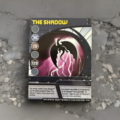 Bakugan Battle Brawlers The Shadow   Blue Ability Card Dragonoid 34/48d
