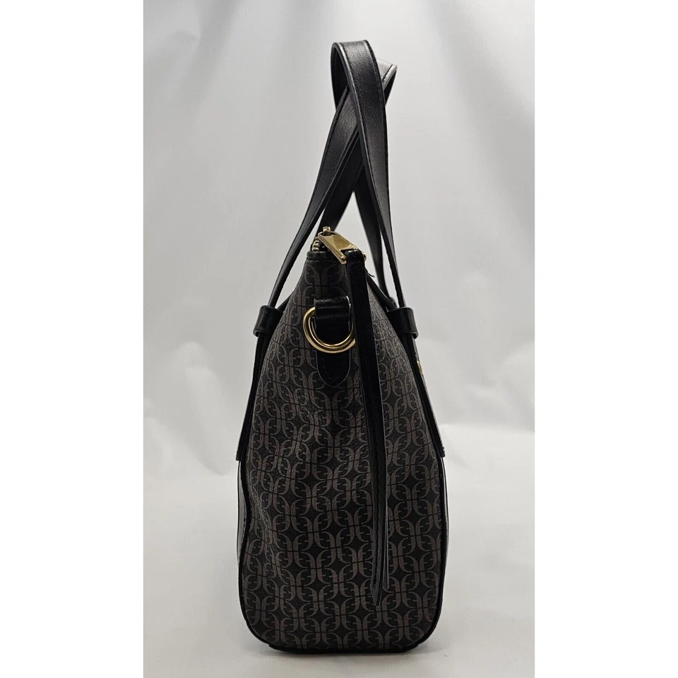 Cartera de mano Fossil Avondale negra/marrón usada en excelente estado Foto 4 de 4