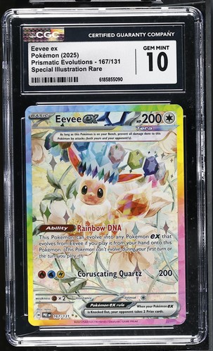 Eevee ex graded CGC 10 for sale on eBay