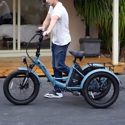 Fafrees F20 Mate 3-Rad Elektrofahrrad 20 Zoll Elektro Dreirad E-Bike 48V 18,2AH
