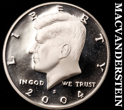 2004-S Silver Kennedy Half Dollar-Choice Gem Proof No Reserve #i2943