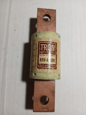 BUSS BUSSMAN TRON RECTIFIER FUSE KBH-A 400 AMP 400A 500V 500VAC KBHA400