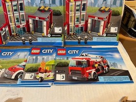 Lego 60110 Only Instructions Books 1-5 Fire Station town city firefighter